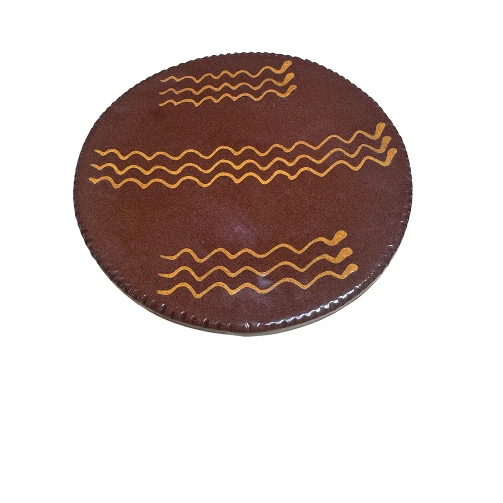 Huberhaus Red Earthenware Commissioned John Huber signed for Brownstone Lodge'03